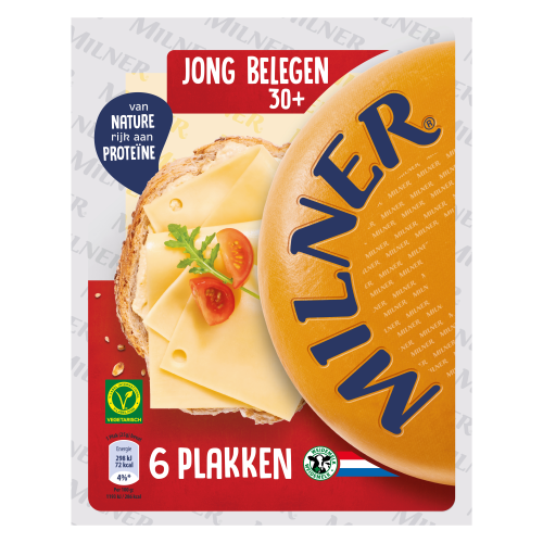 Milner 30+ Kaas Jong Belegen 150g
