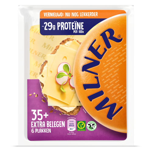Milner 35+ Extra Belegen Standard plakken 150 g