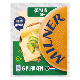 Milner 30+ Kaas Komijn plakken 150g
