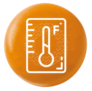 icoon van een thermometer