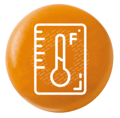 icoon van een thermometer